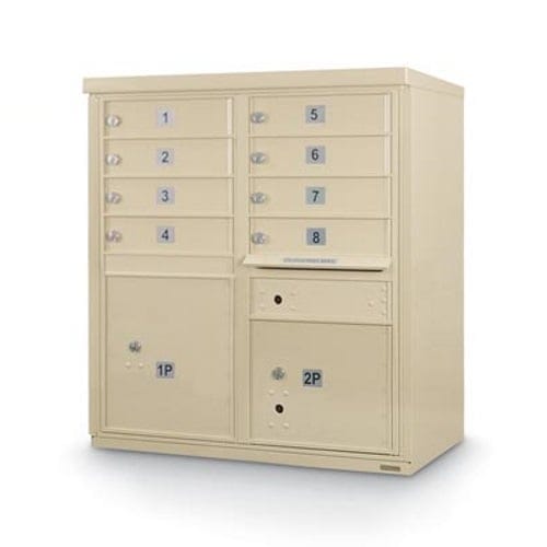 CAD Drawings American Postal Manufacturing Co. 8 Door F-Spec Cluster Box Unit